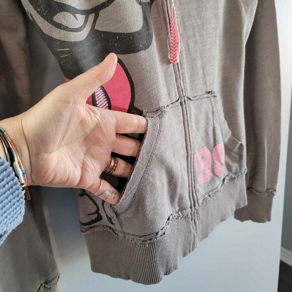 Disney Cruiseline Mickey Mouse Grey Zip Up Hoodie. GUC - Picture 5 of 9